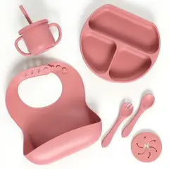 INFANTI - Set De Alimentación Silicona Niña