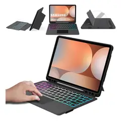 GENERICO - Case Teclado Para Samsung Galaxy Tab S9 Plus Y S9 Fe