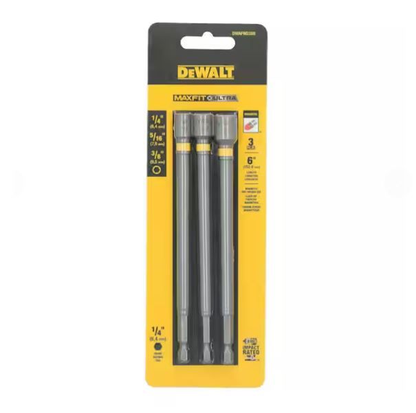 Set de Extensiones Imantados 6 pulgadas Importados de EEUU para tuercas Hexagonales
