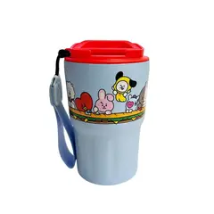 KAWAI - Mug de Cafe Vaso BT21 Personajes Completos KPop Kawaii 360 ML