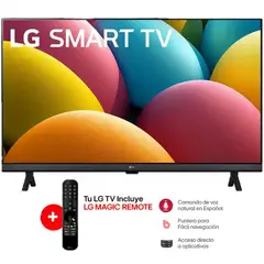 LG - Televisor 32 HD Smart TV 32LR600BPSC ThinQ AI + magic