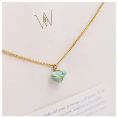 KBALA - Collar Cadena Cuarzo Esmeralda -