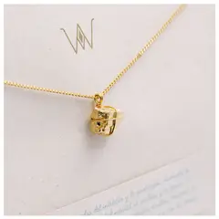 KBALA - Collar Cadena Cuarzo Pirita -