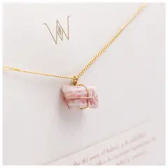 KBALA - Collar Cadena Cuarzo Rodocrosita -