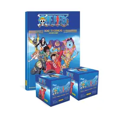 PANINI - ALBUM ONE PIECE, ALBUM TAPA DURA + 2 PAQUETONES (100 SOBRES)