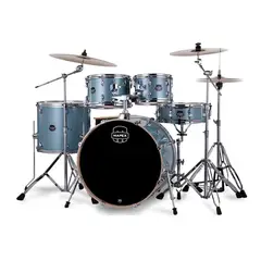 MAPEX - Batería Acústica Venus Shell Pack de 5 piezas VE5295FTCVJ - Aqua Blue Sparkle