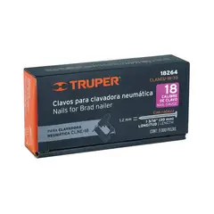 TRUPER - CAJA CON 5000 CLAVOS CALIBRE 18 30 MM PARA CLNE-18 - 18264