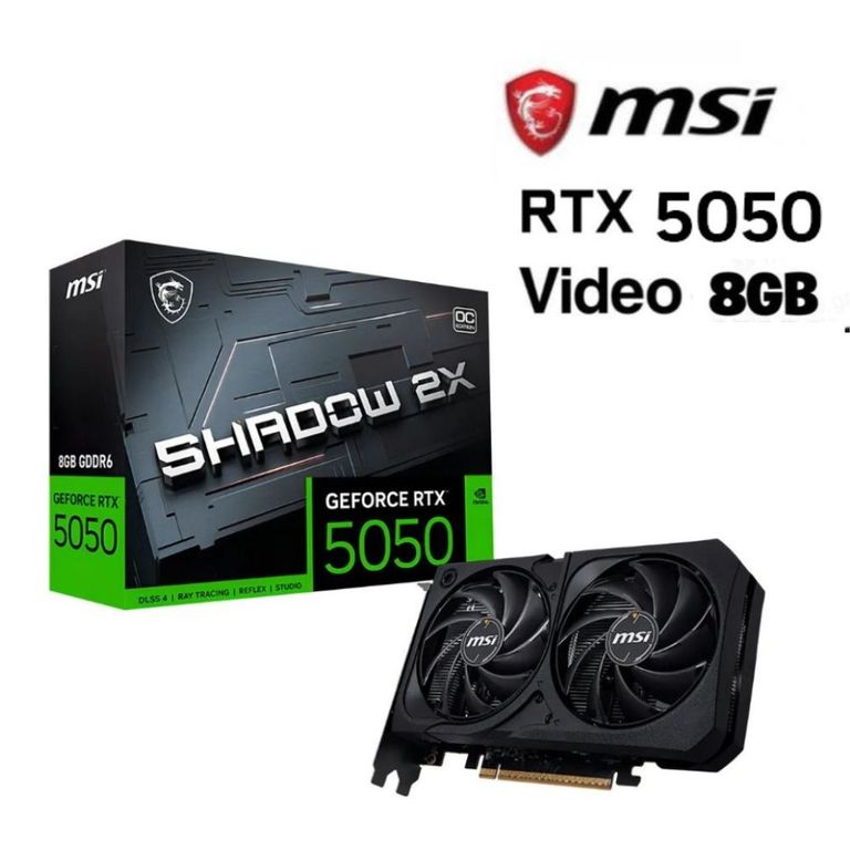 TARJETA DE VIDEO RTX 5050 8GB SHADOW 2X