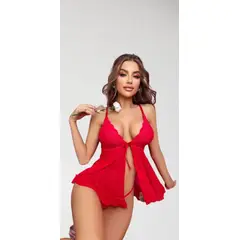 GENERICO - Babydoll - Lencería Elegante con Encaje