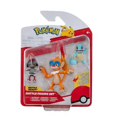 NINTENDO - Pokemon Battle Figure Jazwares Pawniard Monferno Squirtle