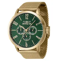 INVICTA - Reloj Specialty Axiom para hombre - 44 mm, dorado (47123)