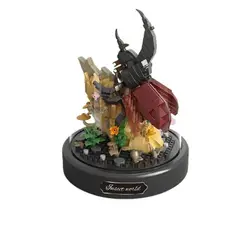 DANWEILE - Mini bloques construcción de partículas educativos-escarabaj