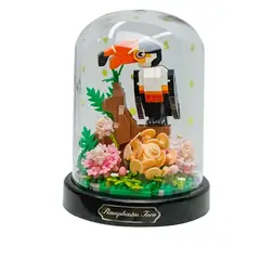 DANWEILE - Mini bloques construcción de partículas educativos-Tucán