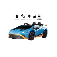 GENERICO - Carro a Batería Deportivo Lamborghini para Niños Azul
