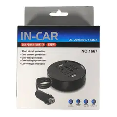 GENERICO - CONECTOR ELÉCTRICO PARA CARRO 150W ENCHUFE E INVERSOR DE CORRIENTE