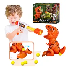 GENERICO - Juguete De Tiro Pistola Con Dinosaurio Luz Y Sonido Catapult