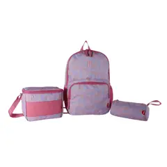 PORTA - Pack Portamar Effy Mochila Lonchera & Cartuchera - 3 Piezas
