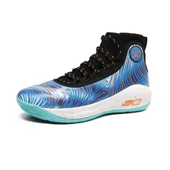 DANWEILE - Zapatilla Básquetbol Hombre - Negro azul