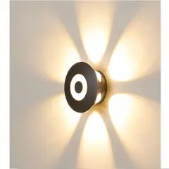 OEM - Lampara de pared Aplique Led flor 6w Luz Cálida