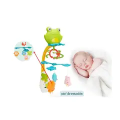 HUANGER - Juguete Móvil Proyector Musical para Cunas Ranita