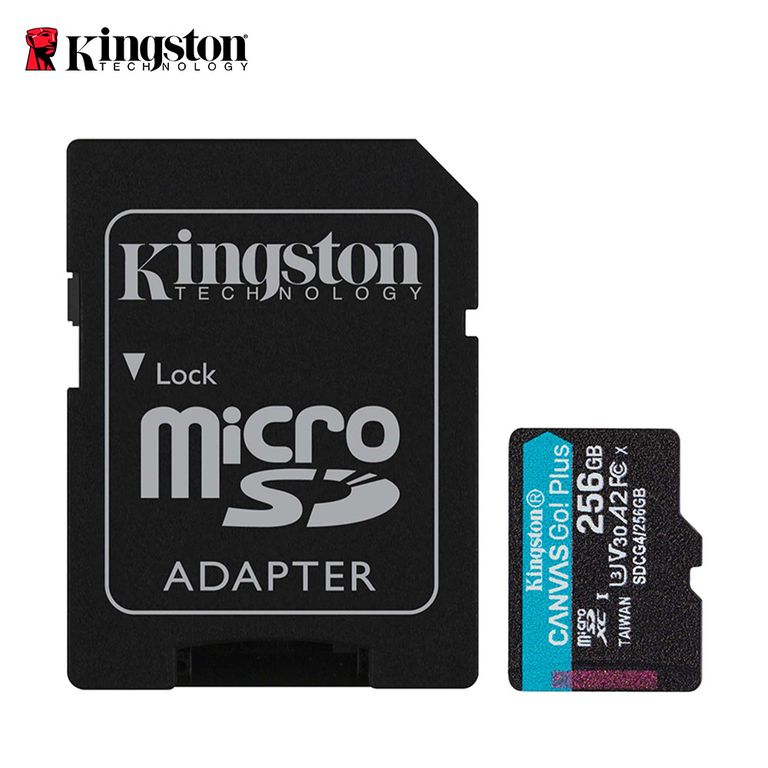 Memoria Flash microSD Canvas Go Plus 256GB con adaptador SD