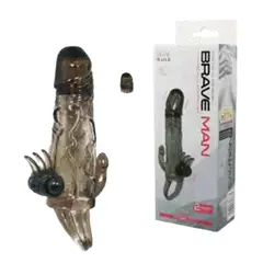 GENERICO - FUNDA VIBRADOR REALISTA PARA ENGROSAR Y ALARGAR MIEMBRO PROTECCION GARANTIZADO