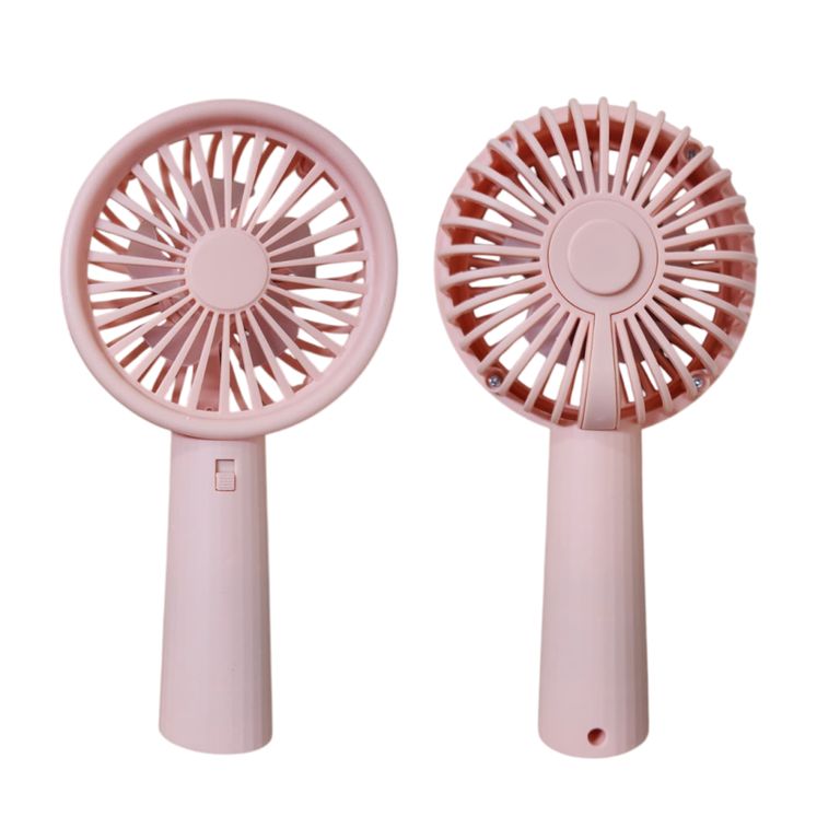 Potente Ventilador Rosado portátil 1 velocidad
