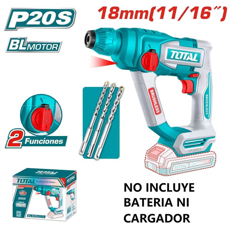 Rotomartillo Sds+ 18mm 18j Brushless Total - TRHLI20188