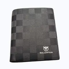 BULLCAPTAIN - - Billetera de Cuero QB-009-BK - Negro