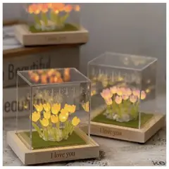 GENERICO - LAMPARA DE TULIPANES INFINITOS