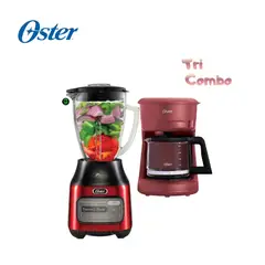 OSTER - Pack Licuadora BLSTPEG-CRT y Cafetera BVSTDCS51R