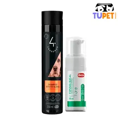 TUPET SHOP - Pack Grooming Gloss Shampoo Efecto Gloss + Espuma Bucal Ibasa