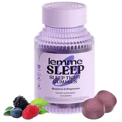 GENERICO - Lemme Sleep Melatonina y Magnesio Gomitas para dormir – 60 Gummies