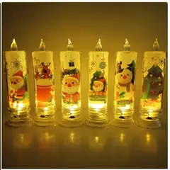 GENERICO - Vela Navideña Decoracion Navidad Sert x 6 Und