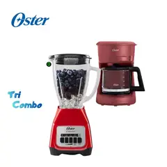 OSTER - Combo Licuadora BLSTKAG-RPB y Cafetera BVSTDCS51R