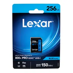 LEXAR - Memoria SD PRO 256 GB V30 UHS-I