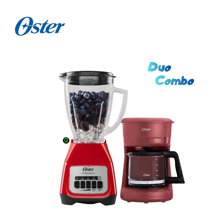 Combo Licuadora BLSTKAG-RPB y Cafetera BVSTDCS51R