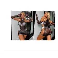 GENERICO - Lemceria sexi con brillos de malla