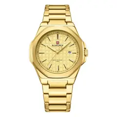 NAVIFORCE - RELOJ ORIGINAL - ELEGANTE Y CASUAL - DORADO NAV-238
