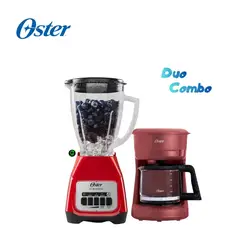 OSTER - Duo Licuadora BLSTKAG-RPB y Cafetera BVSTDCS51R
