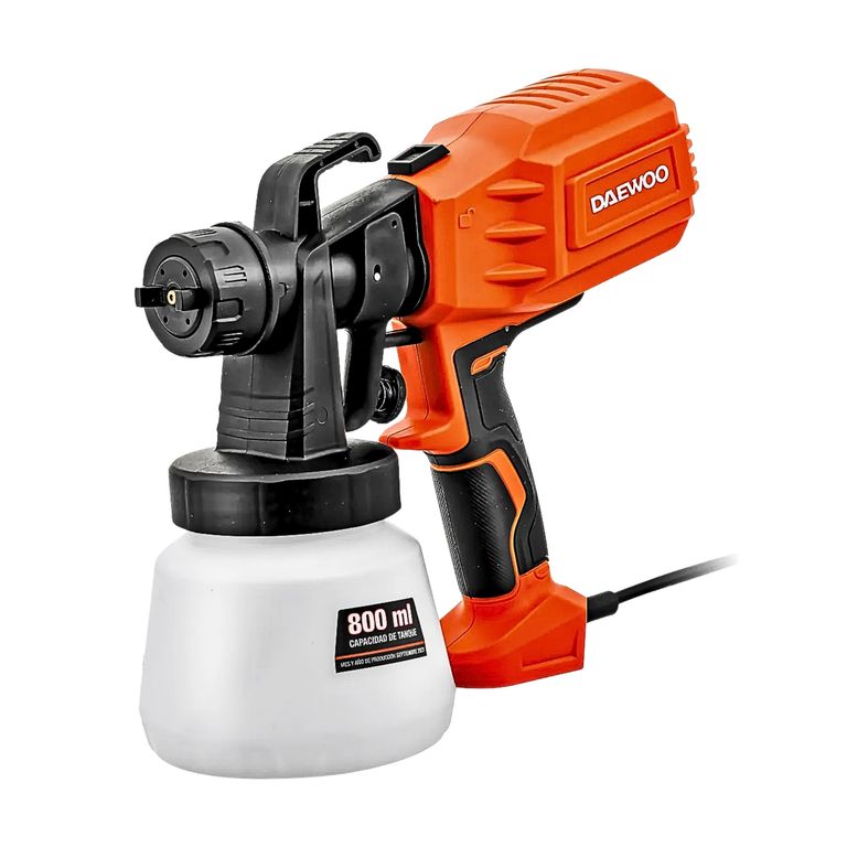 PISTOLA PARA PINTAR COMPRESORA 450W DWP1828 FINO ACABADO