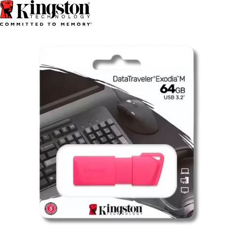 MEMORIA USB 64GB ROSADO