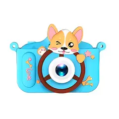 GENERICO - Cámara digital perrito para niños celeste