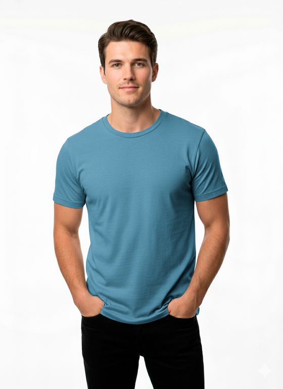 Polo Básico de Algodón - Denim