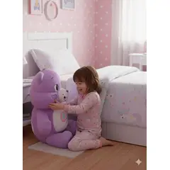 GENERICO - Peluche de Oso Grande y Lila