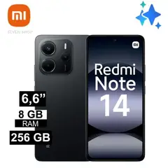 XIAOMI - CELULAR REDMI NOTE 14 8GB RAM 256GB - NEGRO