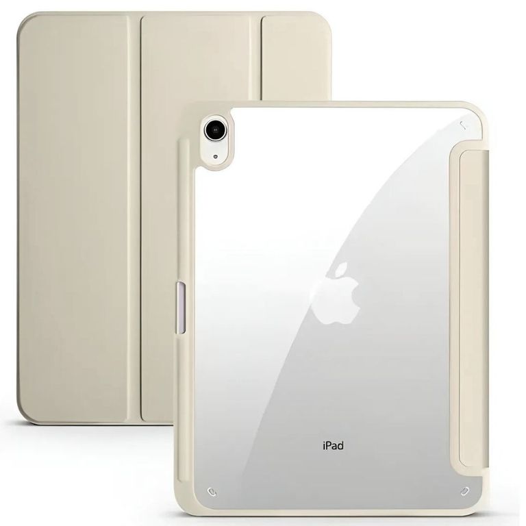 Smart Case PREMIUM para iPad 7ma 8va 9na Gen 102 - BLANCO HUMO