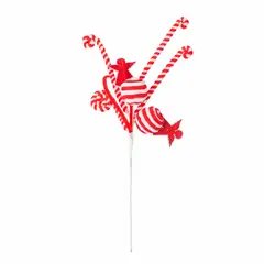 PANORAMA HOGAR - SETX4 RELLENOS 43CM PVC ROJO