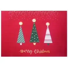 GENERICO - Individual Navideño con diseño Set x 6 und