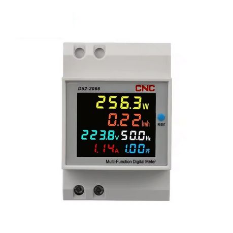 Medidor monofásico multifunción AC digital CNC